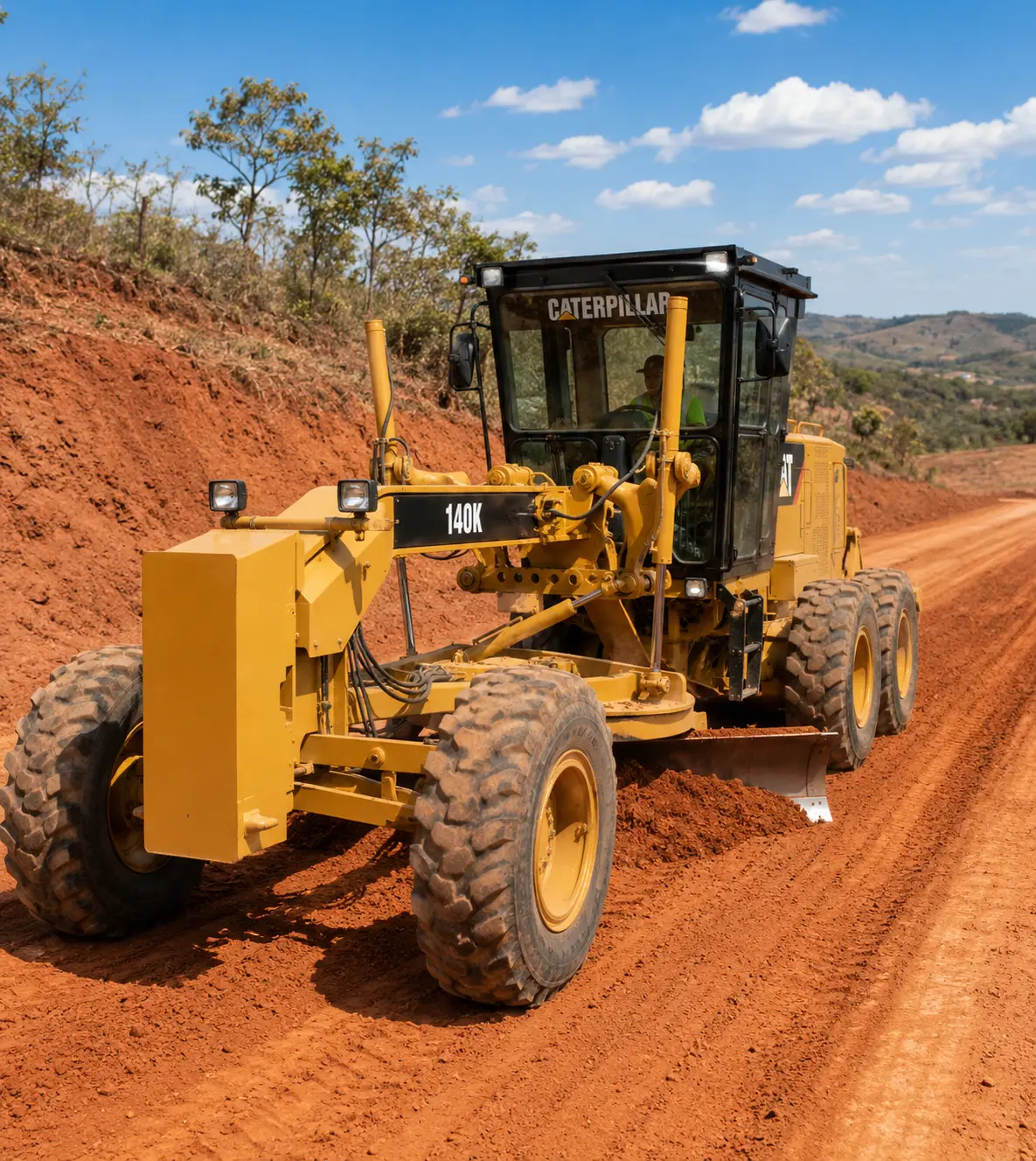 Motoniveladora Caterpillar 140K Locação em Divinópolis/MG