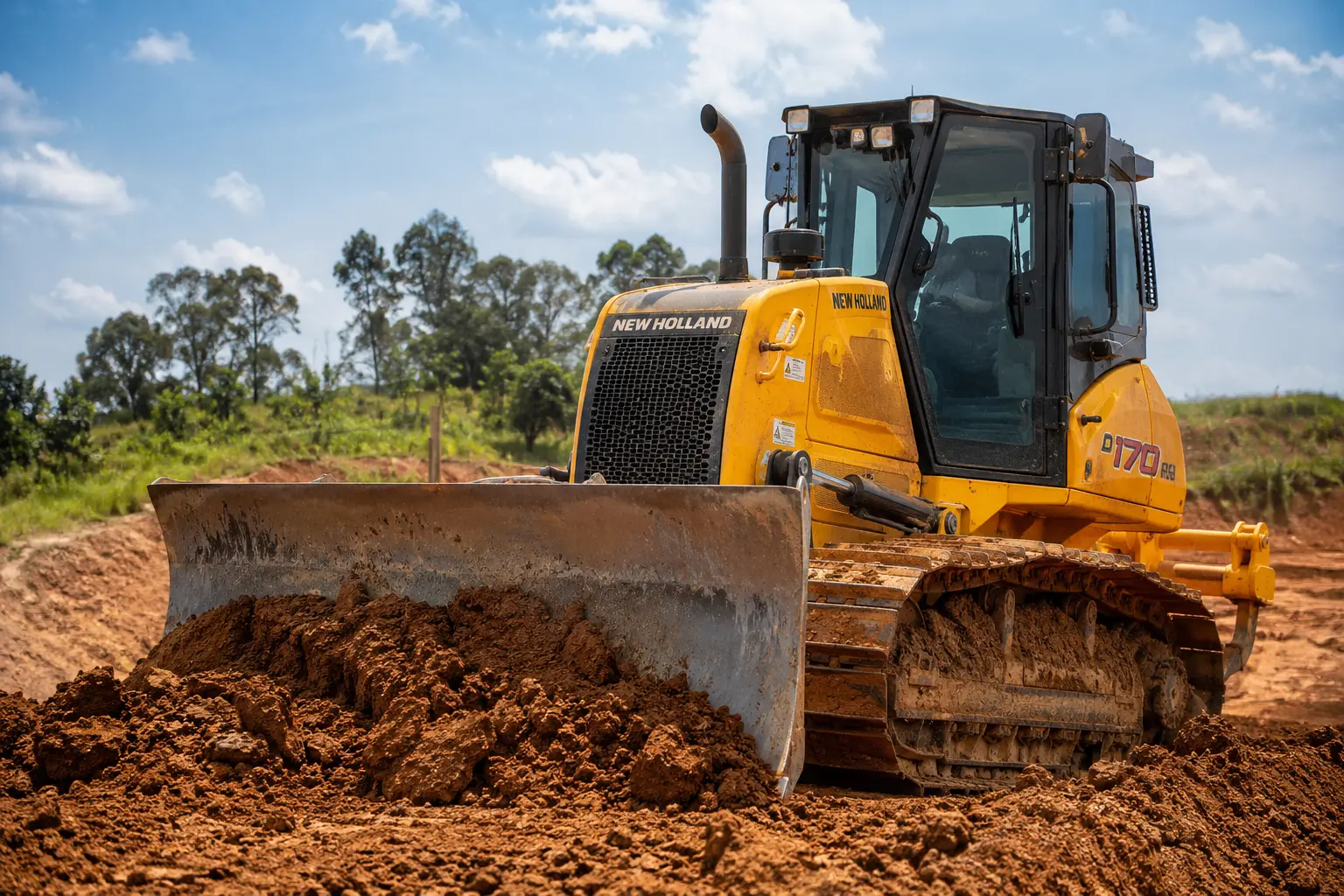 Trator Esteira Komatsu D170 Locação em Uberaba/MG