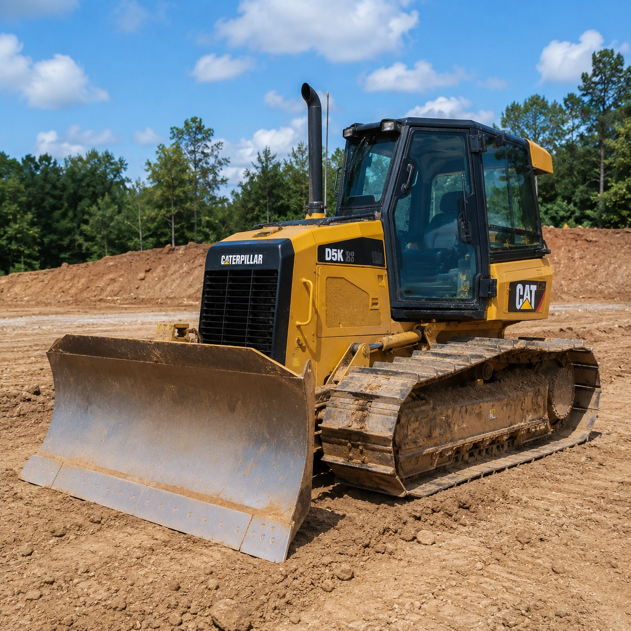 Trator de Esteira Caterpillar D5K para Locação em Indianópolis/MG