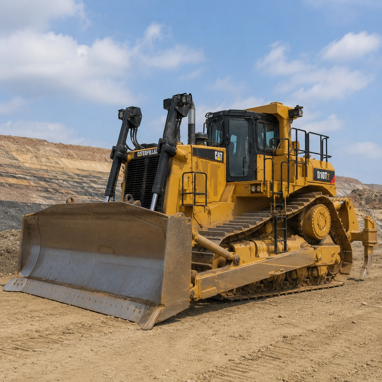 Trator de Esteira Caterpillar D10T2 para Locação em Itapagipe/MG