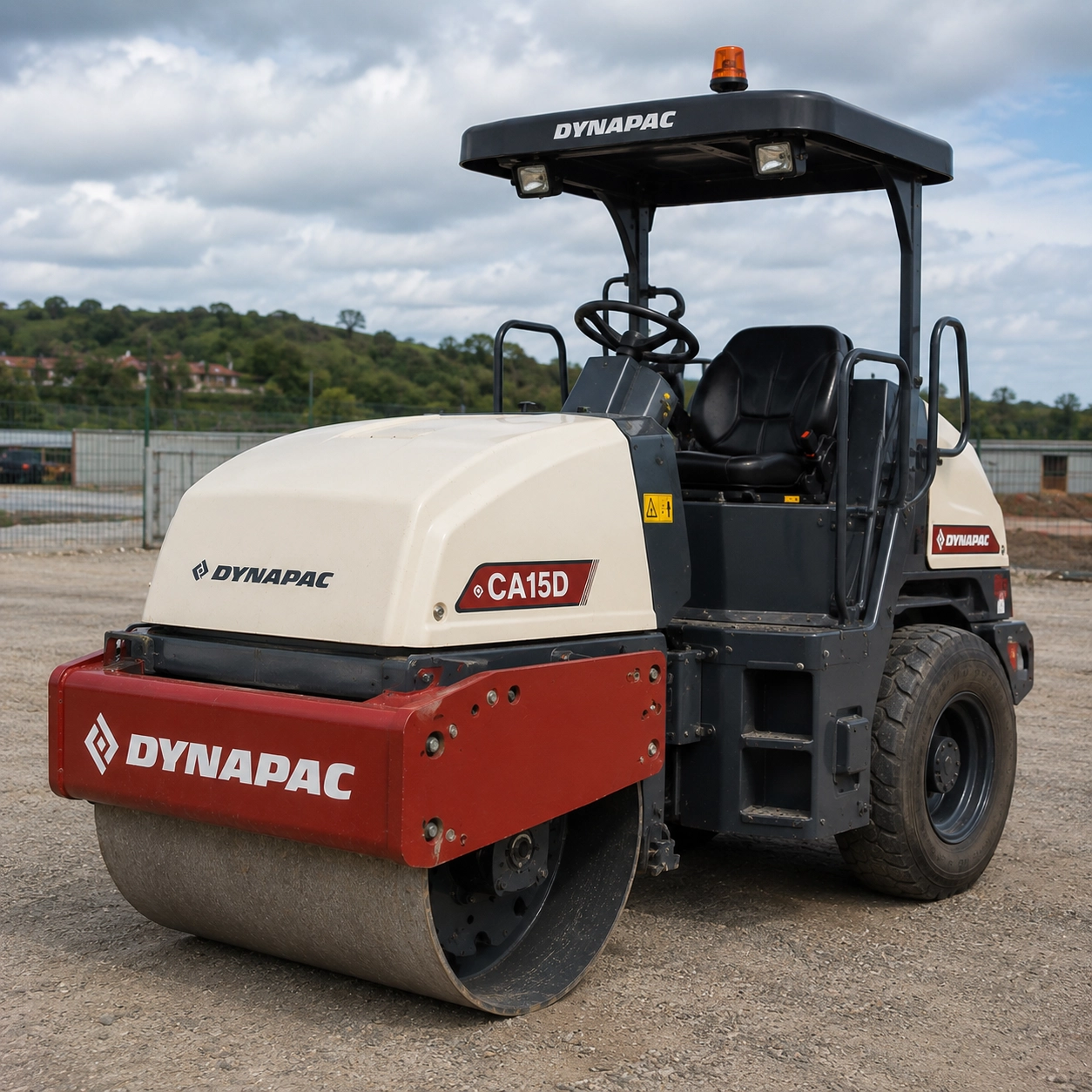Rolo Compactador Dynapac CA15D para Locação em Prata/MG