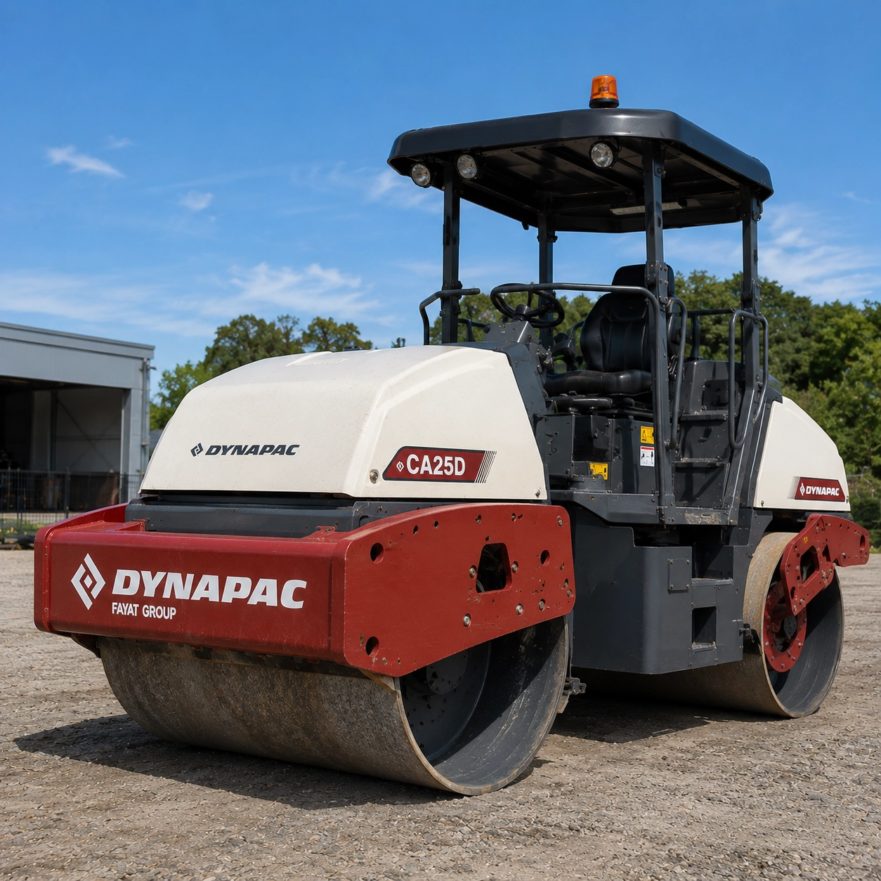 Rolo Compactador Dynapac CA25D para Locação em São Gotardo/MG