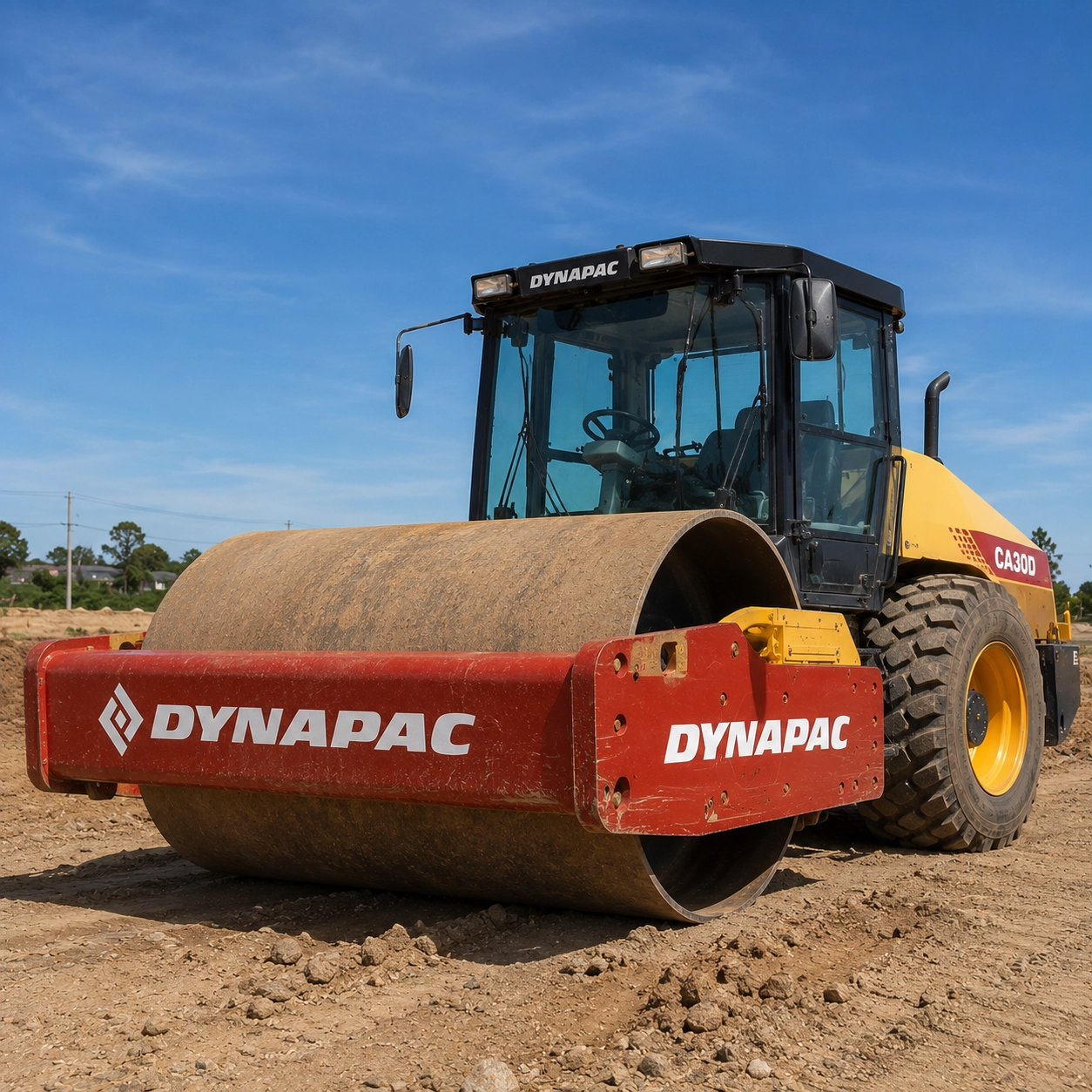 Rolo Compactador Dynapac CA30D para Locação em Rio Paranaíba/MG