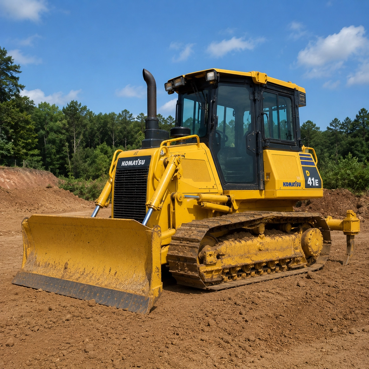 Trator de Esteira Komatsu D41E-6 para Locação em Tupaciguara/MG