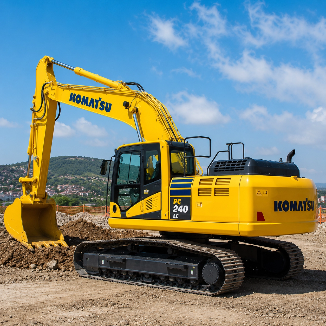 Escavadeira Hidráulica Komatsu PC240LC para Locação em Uberlândia/MG