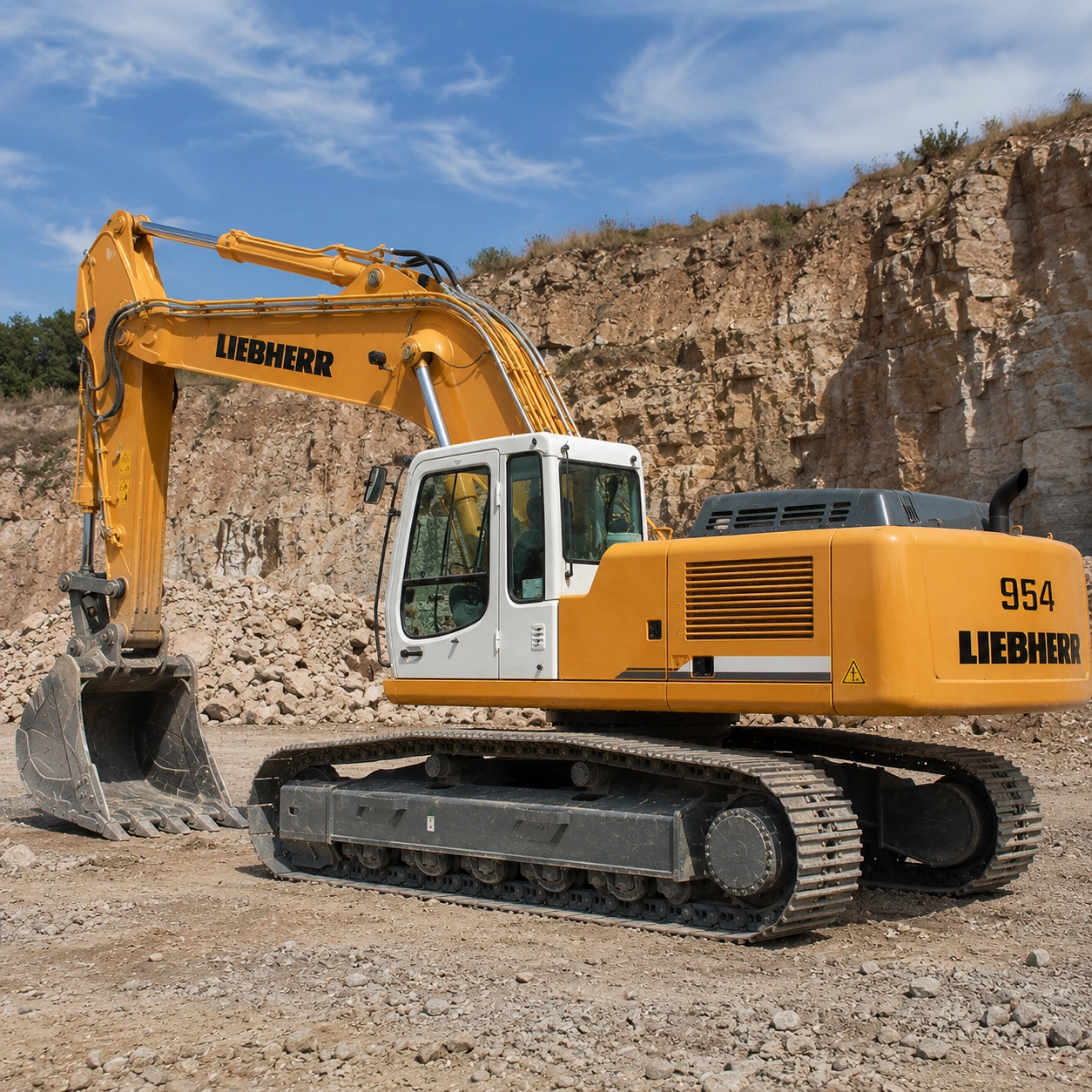 Escavadeira Hidráulica Liebherr R954 para Locação em Monte Carmelo/MG
