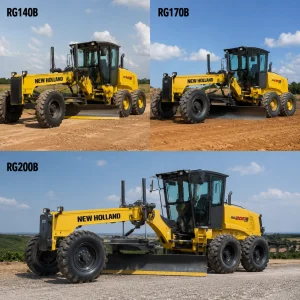 Motoniveladoras New Holland RG140B, RG170B e RG200B para Locação em Iraí de Minas/MG