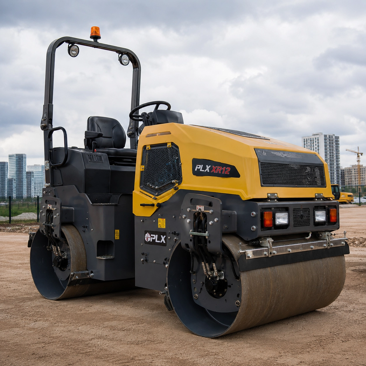 Mini Rolo Compactador PLX XR12 para Locação em Ibiá/MG