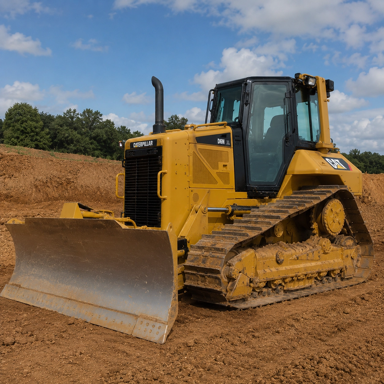 Trator de Esteira Caterpillar D6N para Locação em Coromandel/MG