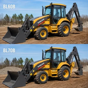 Retroescavadeiras Volvo BL60B e BL70B para Locação em Comendador Gomes/MG